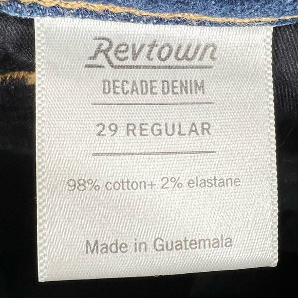 REVTOWN 29 Regular Decade Denim Straight Leg Ankle Jeans - Picture 7 of 8